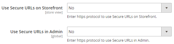 Make Changes in Secure Base URL