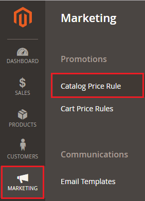 Catalog Price Rules 