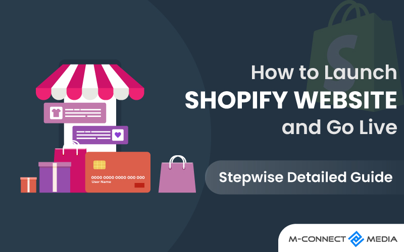 how to launch shopify website and go live